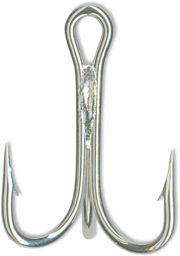 Mustad 3561DDT1/025 Classic Treble Hook, Size 1/0, 3X Strong | 023534073845