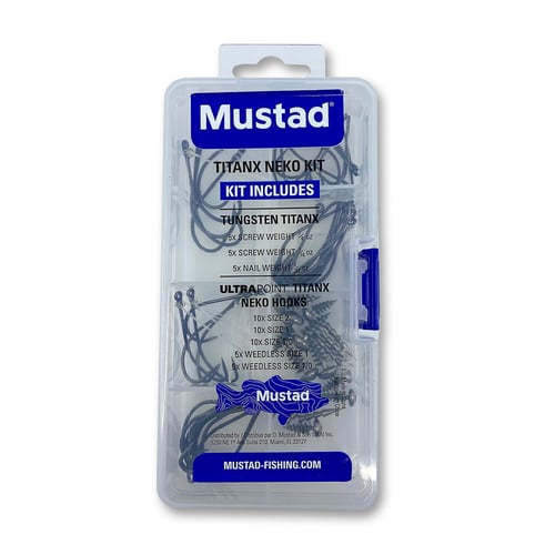 Mustad WN-NKIT-1 TitanX Neko Kit ASST 63pc | 023534458635
