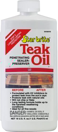 Star Brite 81616 Teak Oil 16oz | 071247816167