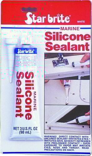 Star Brite 82101 Marine Silicone Sealant 2.8oz Wht | 071247821017