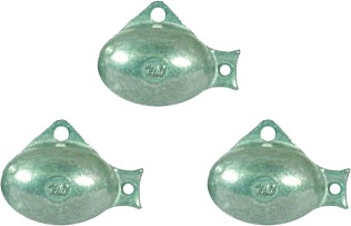 Off Shore OR20 1 X Replacement Pro Guppy Weights 1oz 3 Pk 99.9% Lead