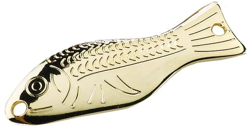 Als Goldfish G100G Original Spoon 1 1/2 Inch, 3/16 oz, Sz 8 Hook, Gold | 038866011014