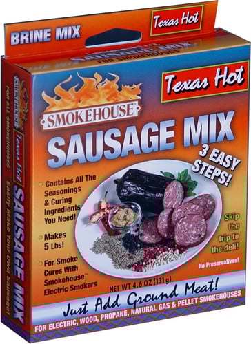 Smokehouse 97470040000 Seasoning Mix Texas Hot Sausage | 876628000612
