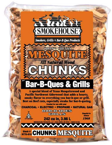 Smokehouse FK87 Wood Chunks 1.75 Lb Bag Mesquite