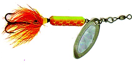 Luhr Jensen 2584-014-0338 Bang Tail In-Line Weighted Spinner, 1/4 oz | 012553233415