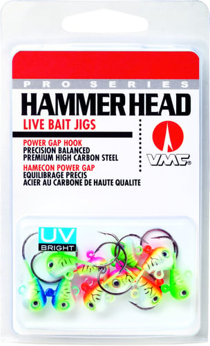 VMC DHHJ18UVK Hammer Head Jig UV Kit 1/8 Assorted