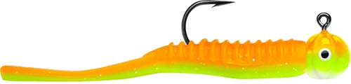VMC FGRJ132OCGL Flap Tail Jig 1/32 oz Orange Chartreuse Glow