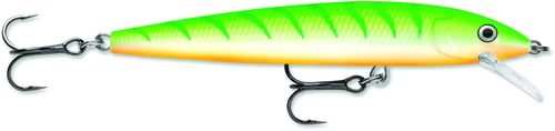 Rapala HJ06GTU Husky Jerk, 2 1/2 Inch 1/8 oz, Green Tiger UV, Suspending | 022677255521