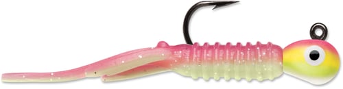 VMC TNYJ132PCGL Tungsten Nymph Jig 1/32 oz, #10 Hook, Pink Chartreuse