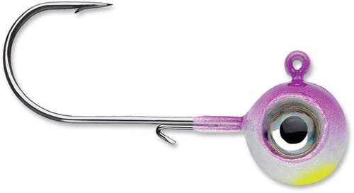 VMC NME18PA Neon Moon Eye Jig, 1/8 oz, 1/0 Hook, Purple Albino | 043193106067