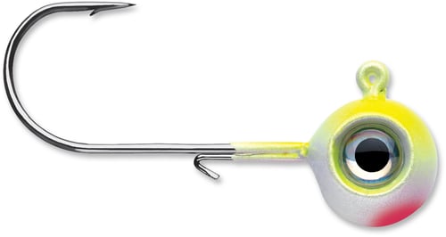 VMC NME14CLN Neon Moon Eye Jig 1/4 oz, 2/0 Hook, Clown | 043193106180