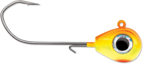 VMC SLJ12-CO Sleek Jig, 1/2oz, #3/0 Hook, Chartreuse Orange, 4/Pack