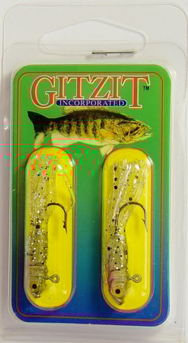 Gitzit 16165 Little Tough Guy Jig 1 1/2 Inch, 1/16 oz, Sz 6 Hook, Golden | 037069161656