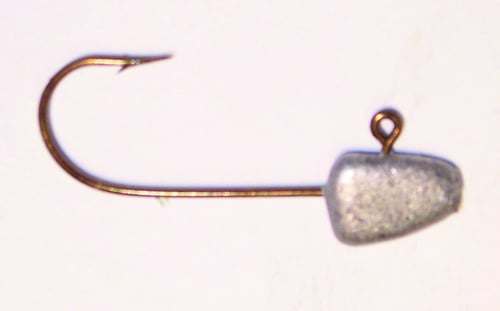 Gitzit 11018 Fat Lead Jig Head, 1/8 oz, 1/0 Hook, 5/Pack | 037069110180
