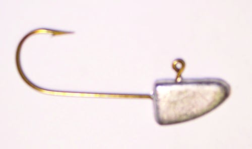 Gitzit 11014 Fat Lead Jig Head, 1/4 oz, 1/0 Hook, 5/Pack | 037069110142