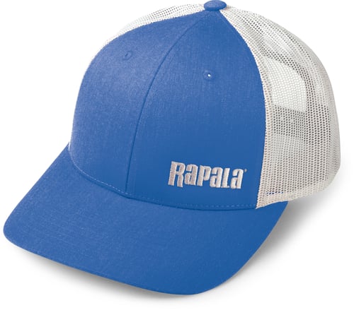 Rapala RTCL201 Trucker Cap Low Profile Blue / Grey Mesh Left Logo