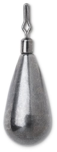 Tungsten Tear Drop Weight 3/16  Natural - Olive w/Belt | 043193143628