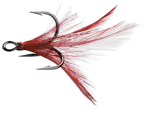 VMC 8651BN/DT/WR2P Dressed XRap Treble, Black Nickel, Red/White, 2 | 043193029564