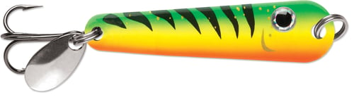 VMC TMS18GFT Tumbler Spoon, 1/8 oz #10 Treble Hook, Glow Fire Tiger