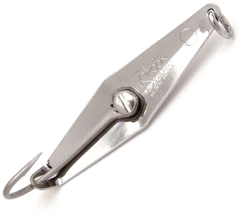 Clarkspoon 0 Size 0 Spoon Sqiud 2/0 Hook, 2.5 Inch Blade,  Chrome | 046837002008
