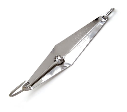 Clarkspoon 4 Size 4 Spoon Squid 7/0 Hook, 4.5 Inch Blade,  Chrome | 046837006006