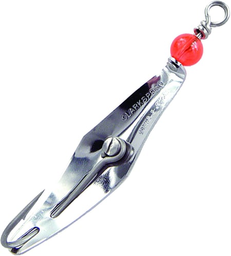 Clarkspoon 0RBMS Size 0 Chrome Plated Clarkspoon, 2/0 Hook, 2.5 Inch | 046837002114