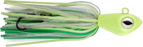 No Alibi NAAJC4 Alien Jig Offshore Series, Glow Green/Chartreuse Skirt | 023644003602