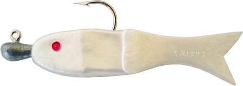 Creme 03690 Litl Fishie Minnow, 3 1/2 Inch, 3/8 oz, Pearl, 1/Pack | 024804036904