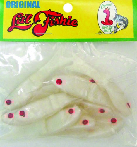 Creme 209010 Litl Fishie Minnow 2 1/2 Inch, 1/4 oz, White Pearl | 024804120900