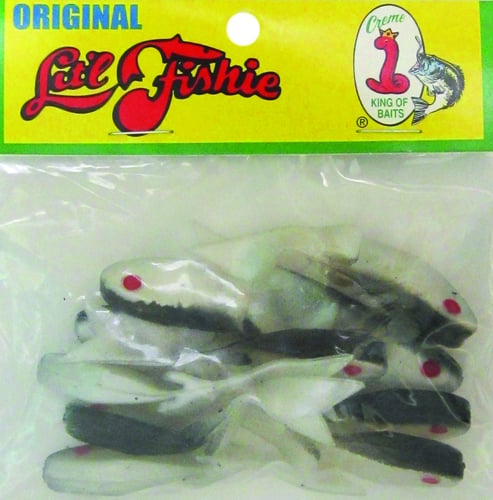 Creme 209110 Litl Fishie Minnow 2 1/2 Inch, 1/4 oz, White Pearl Gray | 024804120917