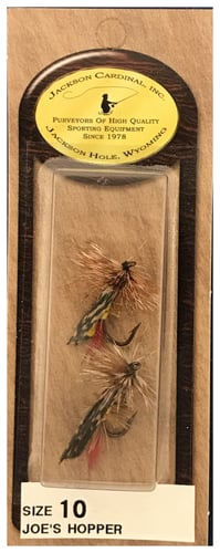 Jackson Cardinal C034-10 Dry Fly 10, Joes Hopper, 2/Pack | 027526523622
