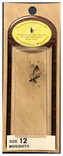 Jackson Cardinal C036-12 Dry Fly 12, Mosquito, 2/Pack | 027526523653
