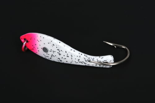 Nungesser 30GLO2RW 000 Painted Shad Spoon, 1 1/2 Inch, 1/16 oz | 044269120154