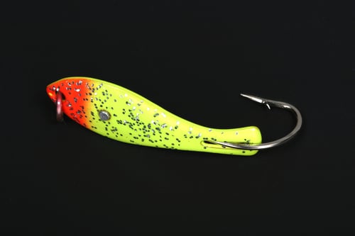 Nungesser 30GLO2RY 000 Painted Shad Spoon, 1 1/2 Inch, 1/16 oz | 044269120208