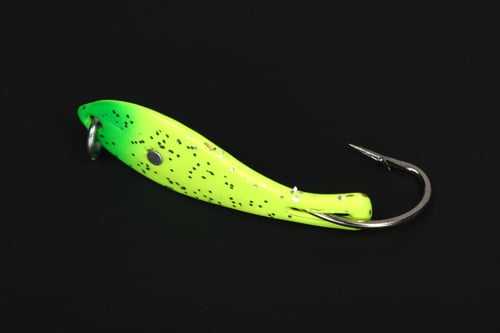 Nungesser 30GLO2GY 000 Painted Shad Spoon, 1 1/2 Inch, 1/16 oz | 044269120222