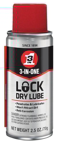 WD40 12007 3inOne 2.5oz Lock Lube | 079567120070