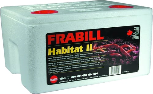 Frabill 1020 Habitat II Worm Bx 8Dz