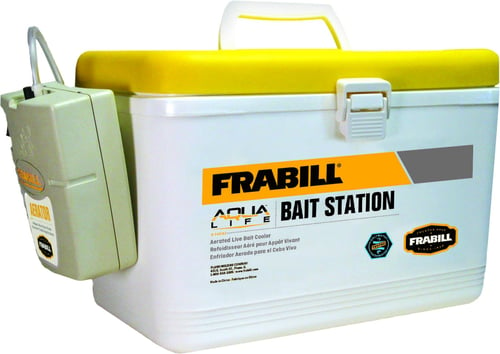 Frabill 14042 Bait Box w/Aerator 8qt (Replaces 1404)