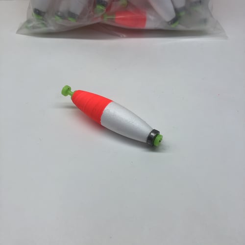 Plastilite 50SC250W Cigar SnapOn Foam Float, 21/2 Inch, Weighted | 032413003774
