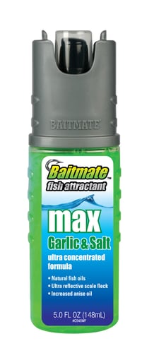 Baitmate 545W Fish Attractant, 5 oz Pump Spray, Max Garlic w/Salt