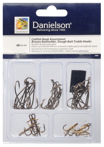 Danielson HAC Hook Assortment Catfish 40Pc | 032054017406