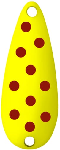 Worth 20760 Chippewa Spoon, 5/8 oz Fluorescent Yellow/Red Spots