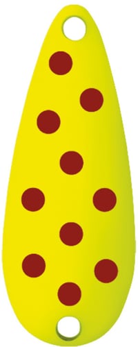 Worth 38760 Chippewa Spoon, 1/2 oz Fluorescent Yellow/Red Spots