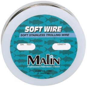 Malin S40300 Soft Wire Soft Stainless Trolling Wire 40lb 300 | 092414343002