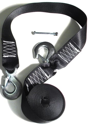 Rod Saver WS20S 20 Replacement winch strap with 30 Inch safety strap | 082687982459