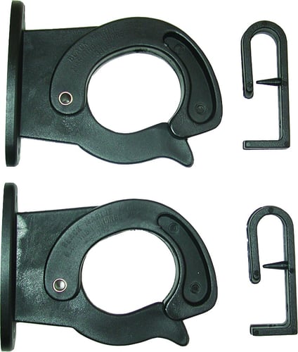 Black Marine SL502 Sure-Lok Rod Hangers Black 2Pk | 017702005028