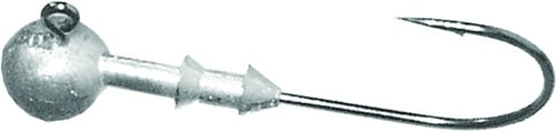 Gamakatsu 500413-1/4 Round 26 Jighead, 1/4 oz, 3/0 Hook, Nickel