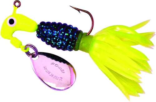 Road Runner 1802-061 Crappie Thunder Jig w/Spinner, 1/16 oz