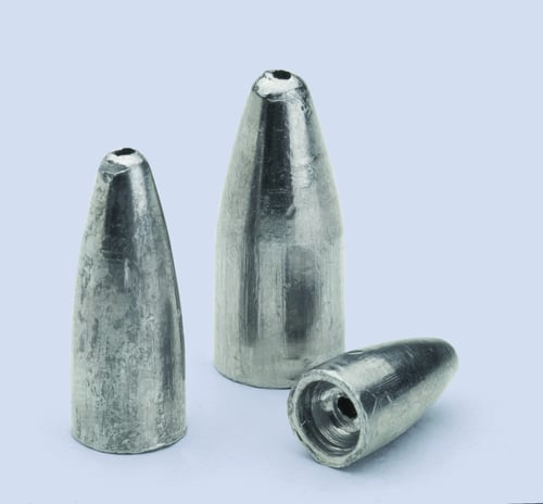 Bullet Weights BW58 Worm Weight Natural 5/8oz Ziplock 3Bg | 089186100506