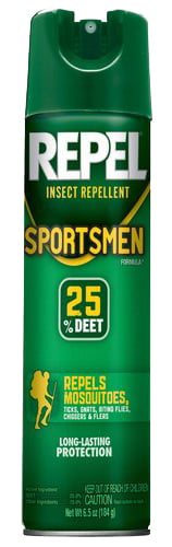 Repel HG-94137 Sportsmen Insect Repellent, 6.5 oz Aerosol 25% DEET